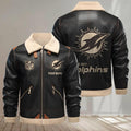 Miami Dolphins DMLK0409 Leather Jacket