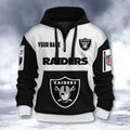Las Vegas Raiders DMHT2734 3D Half-zip Hoodie