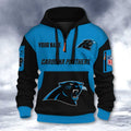 Carolina Panthers DMHT2722 3D Half-zip Hoodie