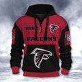 Atlanta Falcons DMHT2719 3D Half-zip Hoodie