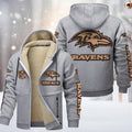 Baltimore Ravens DMTZ0840 Premium Sherpa-Lined Winter Hoodie – Personalized Edition
