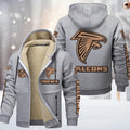 Atlanta Falcons DMTZ0839 Premium Sherpa-Lined Winter Hoodie – Personalized Edition