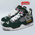 Green Bay Packers Personalized AJ4 Sneaker BG342