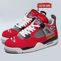 Kansas City Chiefs Personalized AJ4 Sneaker BG338