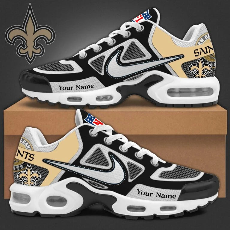 New Orleans Saints Sosh Custom Name Air Cushion Sport Shoes SPTTNSHOES023