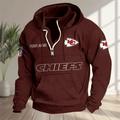 Kansas City Chiefs Half-zip Hoodie SPTHZHC016