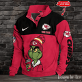 Kansas City Chiefs Premium Stand-Collar Game-Day Pullover - Engineered Warmth & Personalized Name S9DBSCH705