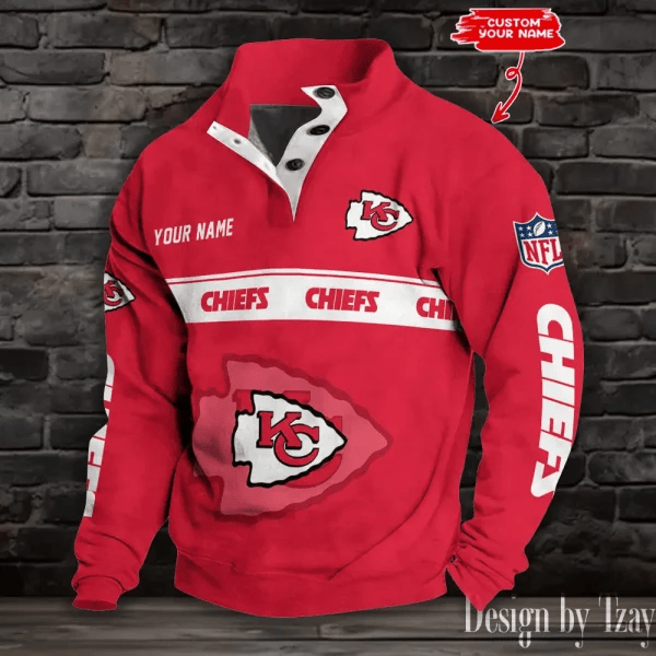 Kansas City Chiefs Sports Print Sweatshirt S9DBSCH746
