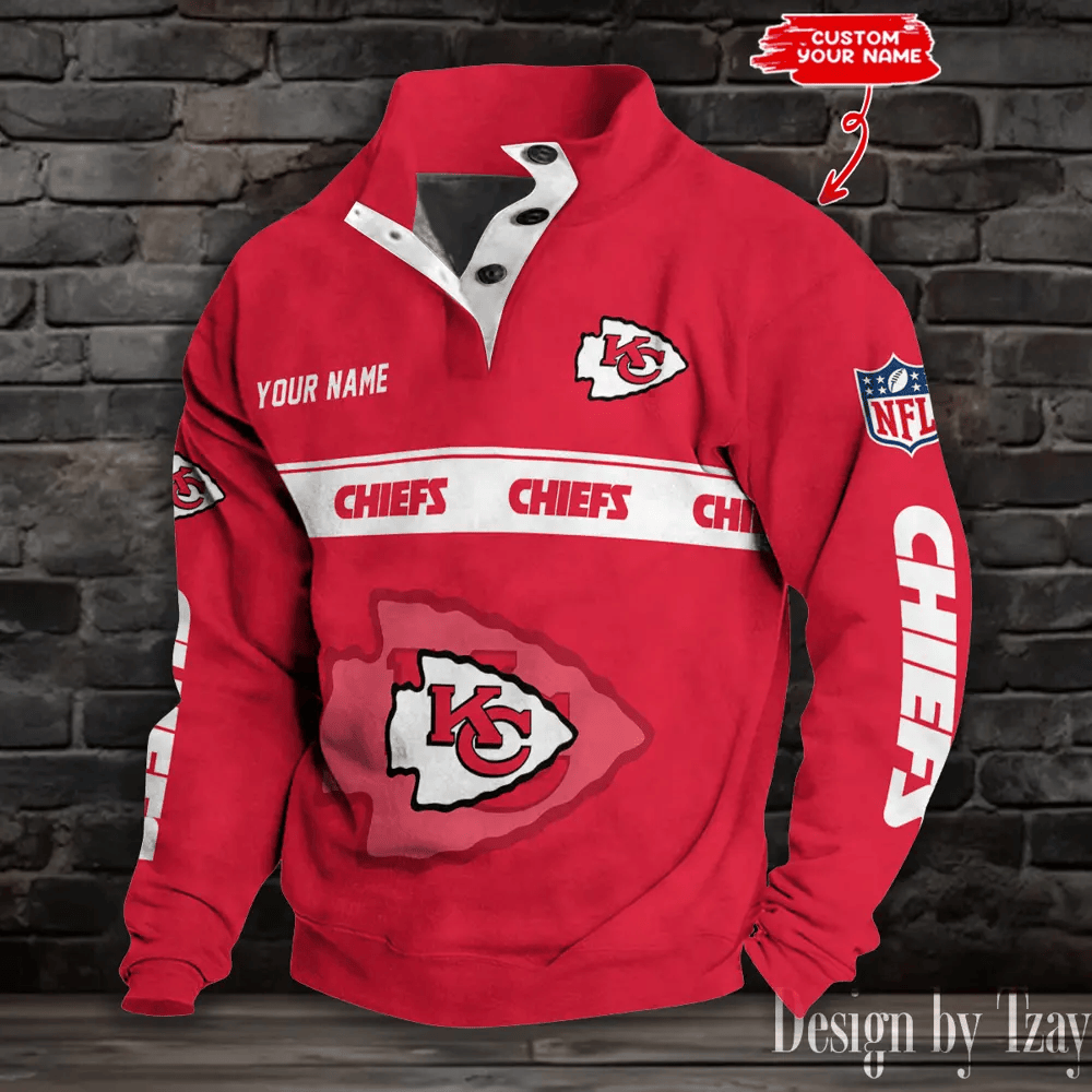 Kansas City Chiefs Sports Print Sweatshirt S9DBSCH746