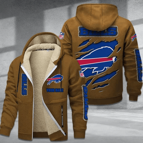 Buffalo Bills DMTZ0357 Premium Thick Zip-Up Hoodie