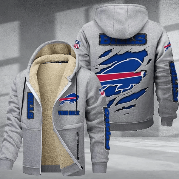 Buffalo Bills DMTZ0357 Premium Thick Zip-Up Hoodie