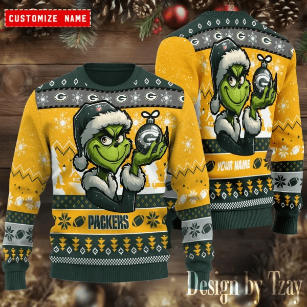 Green Bay Packers Christmas Woolen Sweater BGSWT423