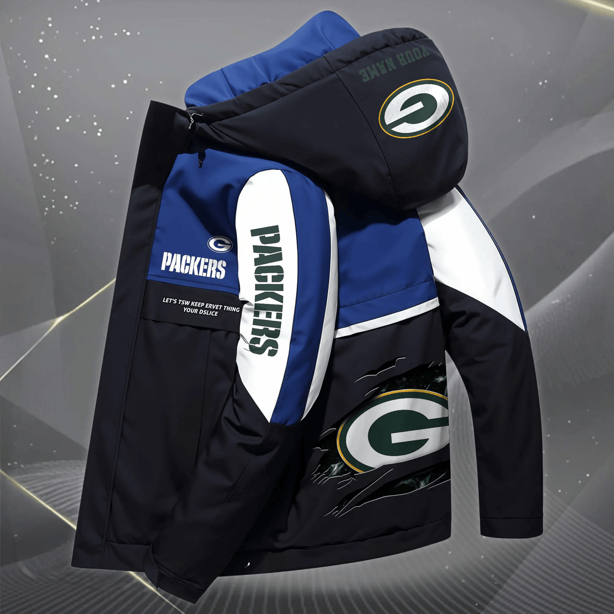 Green Bay Packers Outdoor Windproof Jacket SPTOWPJK045