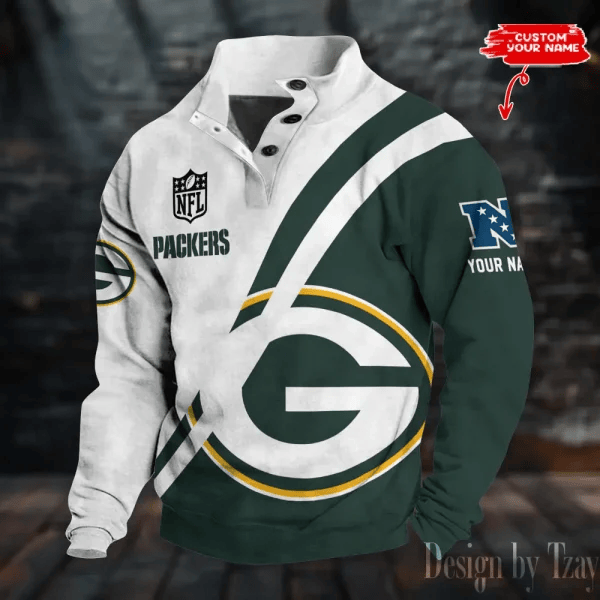 Green Bay Packers Sports Print Sweatshirt S9DBSCH775