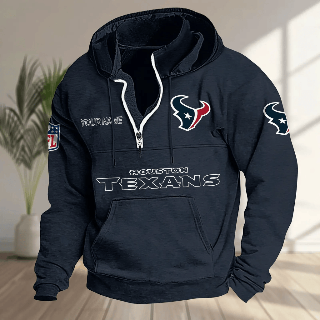 Houston Texans Half-zip Hoodie SPTHZHC013