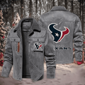 Houston Texans Fur Collar Winter Casual Jacket SPTFCWCJ012