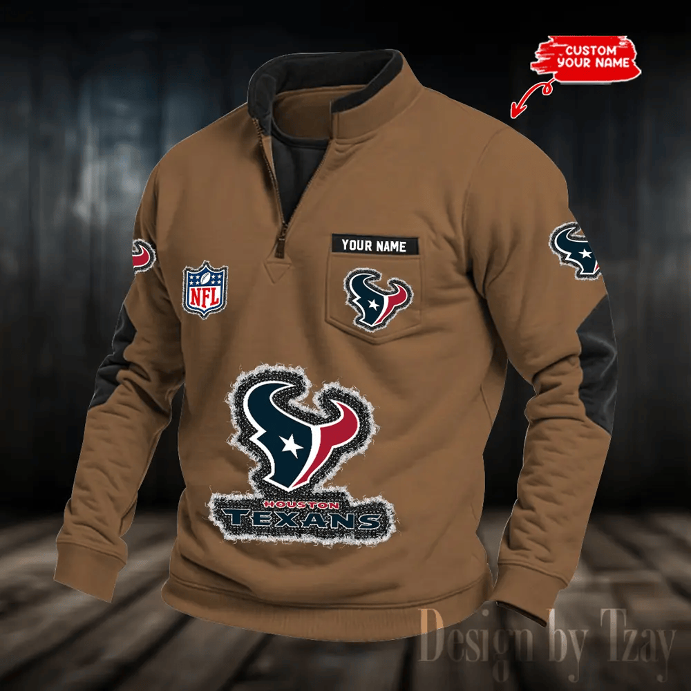 Houston Texans Half-Zip Sweatshirt SPTHZS077