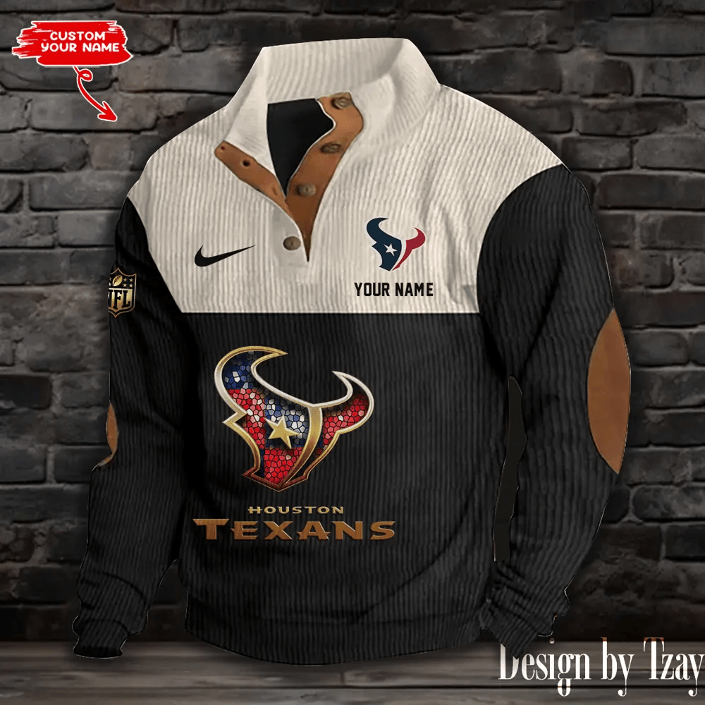 Houston Texans S9DBSCH880 Sports Print Sweatshirt