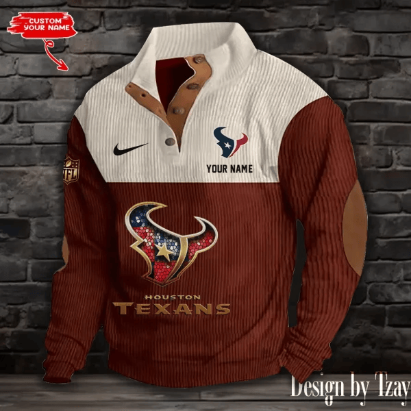 Houston Texans S9DBSCH880 Sports Print Sweatshirt