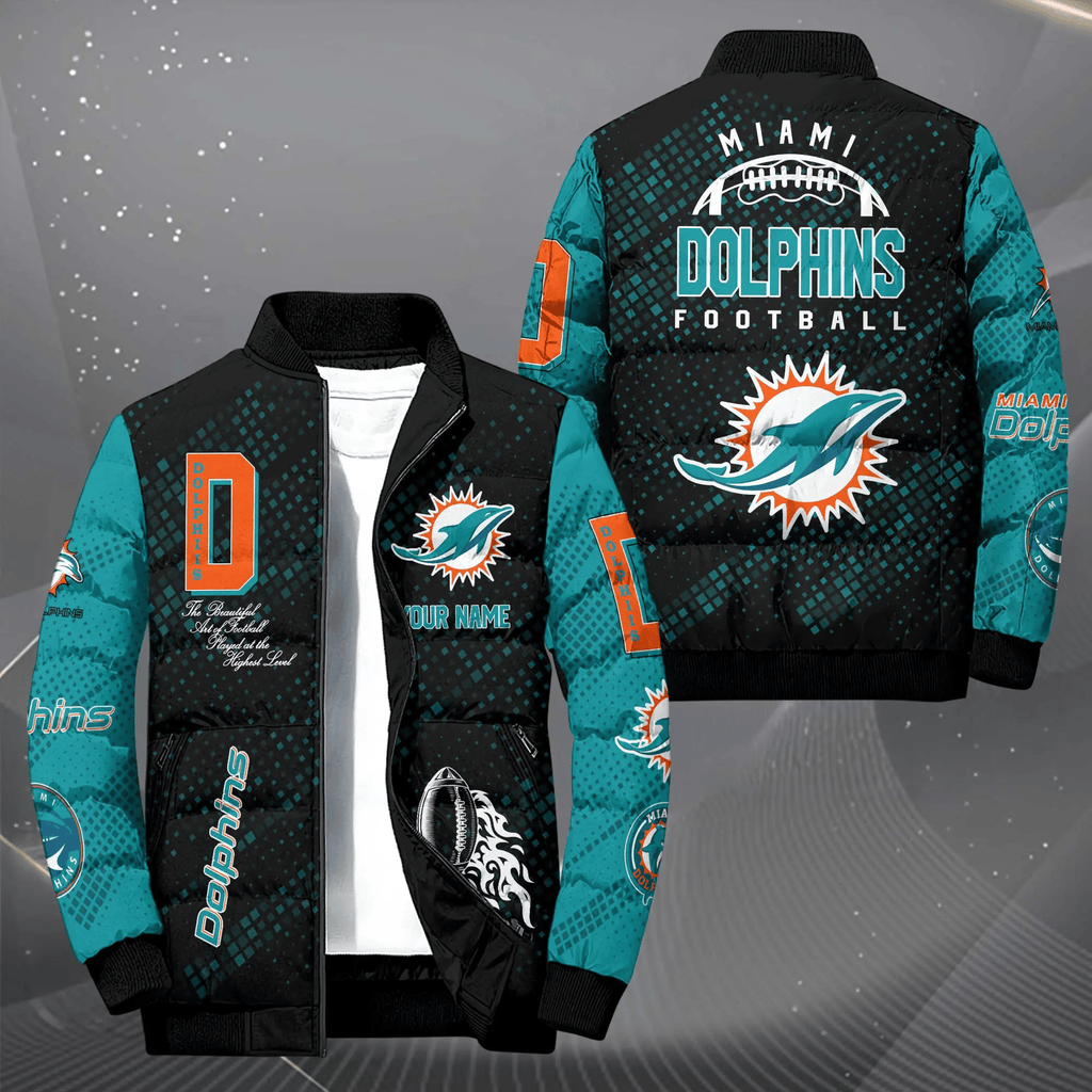 NFL Miami Dolphins Puffer Jacket PUJA-W4B8H5