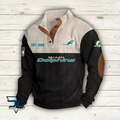 NFL Miami Dolphins Color Block Stand Collar Sweatshirt CBSCS-H7S2D4