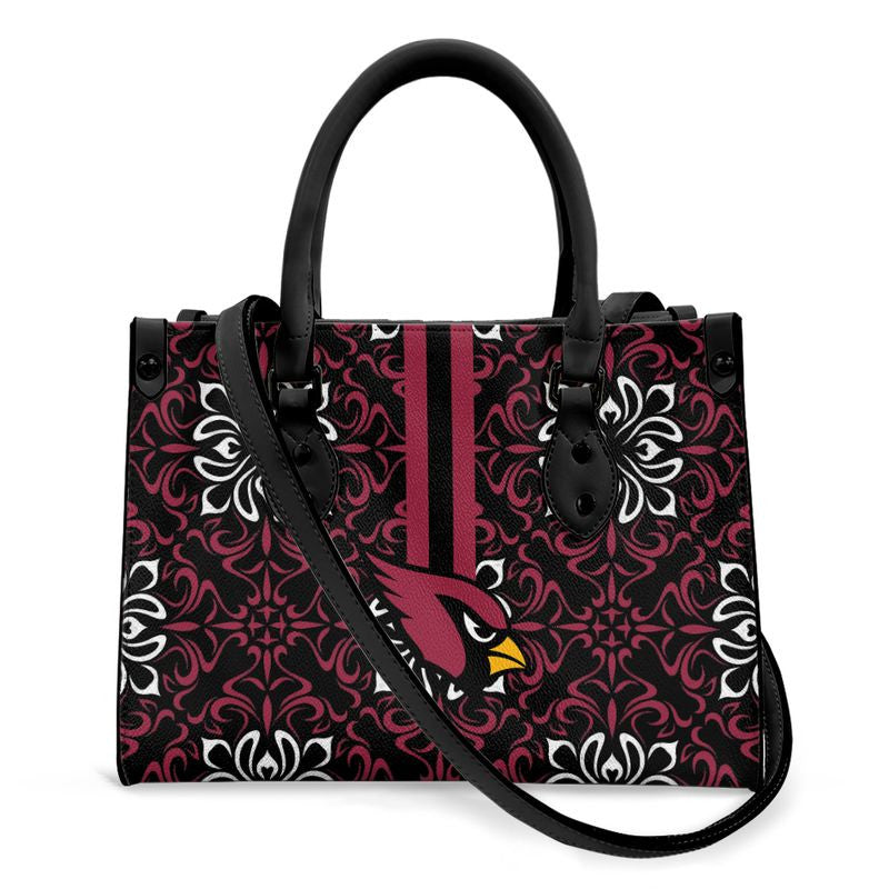 Arizona Cardinals Flower Pattern Limited Edition Fashion Lady Handbag NLA052426