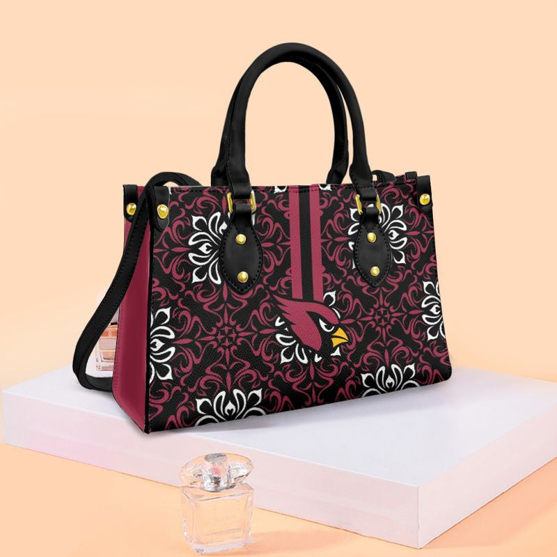 Arizona Cardinals Flower Pattern Limited Edition Fashion Lady Handbag NLA052426