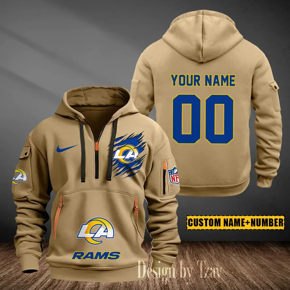 Los Angeles Rams Heavy Fleece Pullover Hoodie AZHEAVYHD440