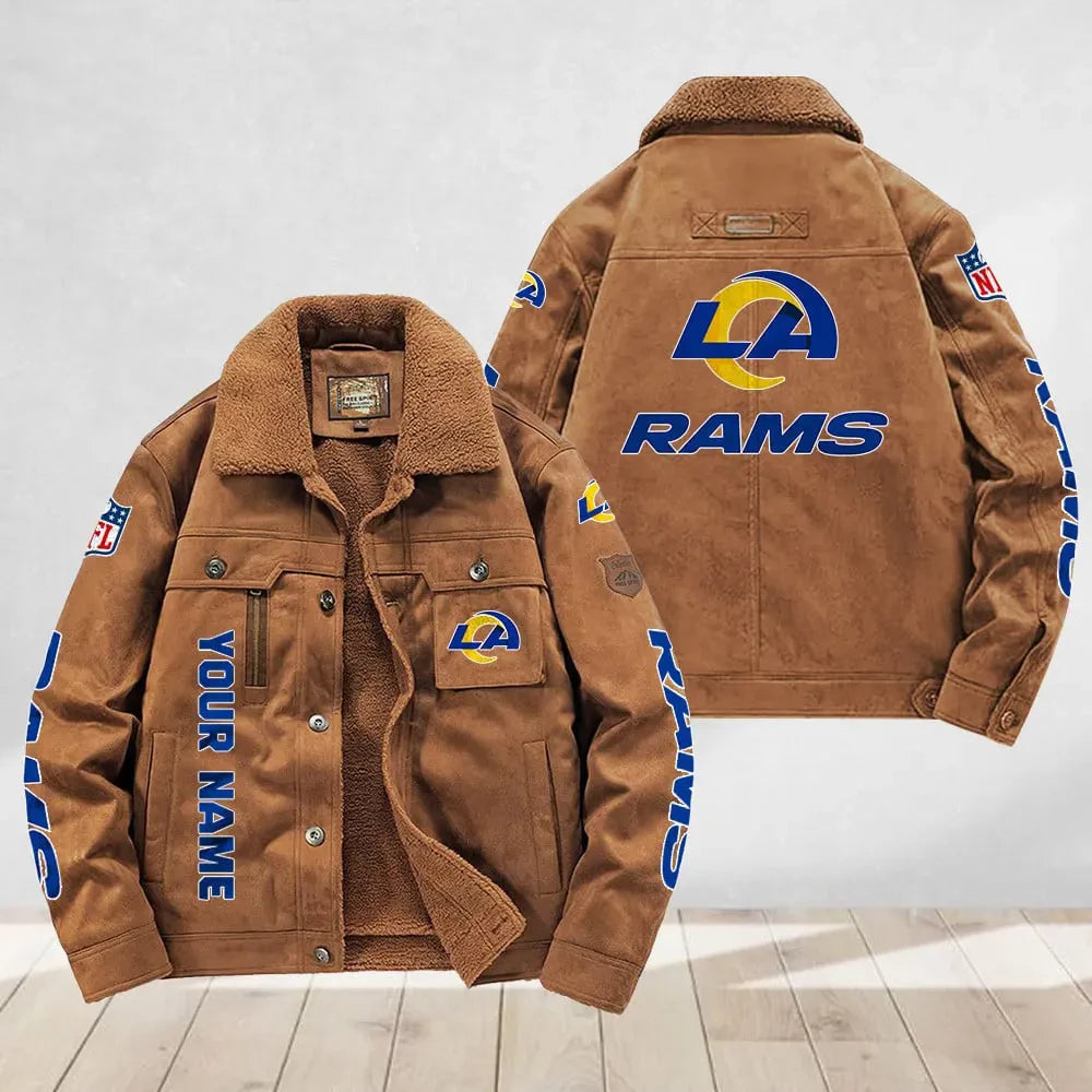 Los Angeles Rams Flight Cotton Jacket SPTFCJ019