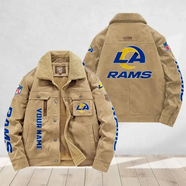 Los Angeles Rams Flight Cotton Jacket SPTFCJ019
