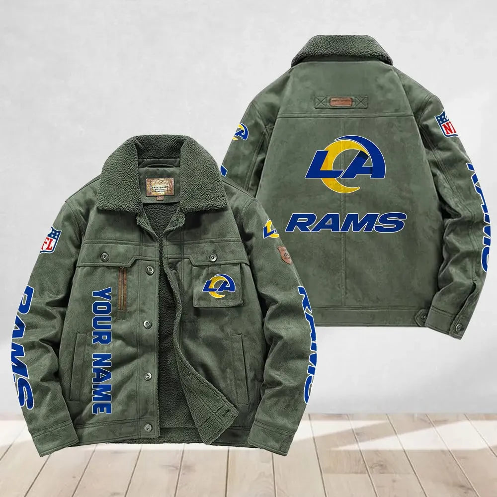Los Angeles Rams Flight Cotton Jacket SPTFCJ019