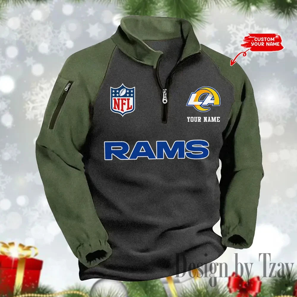 Los Angeles Rams Men's Winter Warm Fleece Sweatshirts SPTWWFS083