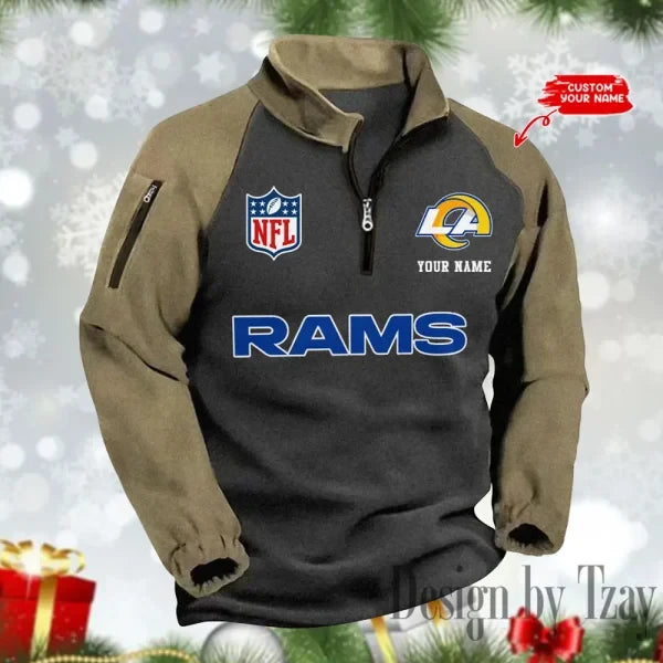 Los Angeles Rams Men's Winter Warm Fleece Sweatshirts SPTWWFS083