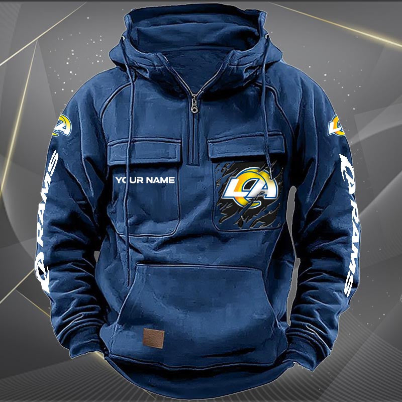 Los Angeles Rams Vintage Men Hoodies DV5 AZVMHD050