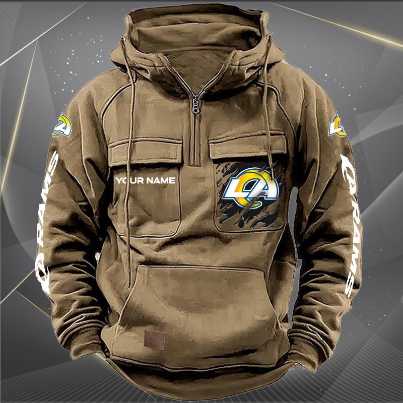 Los Angeles Rams Vintage Men Hoodies DV5 AZVMHD050