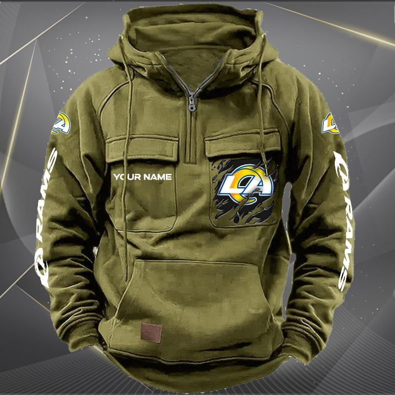 Los Angeles Rams Vintage Men Hoodies DV5 AZVMHD050