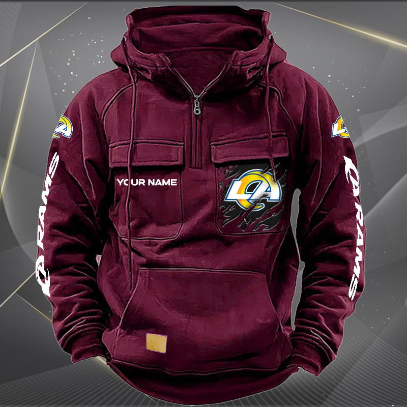 Los Angeles Rams Vintage Men Hoodies DV5 AZVMHD050