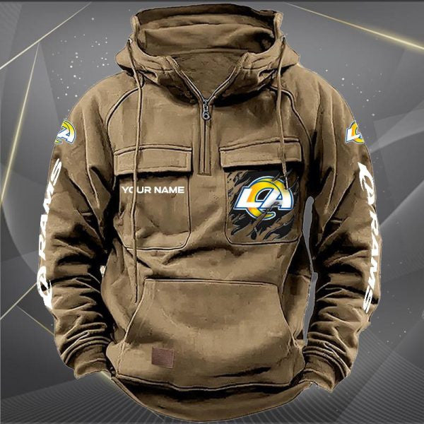 Los Angeles Rams Vintage Men Hoodies DV5 AZVMHD050