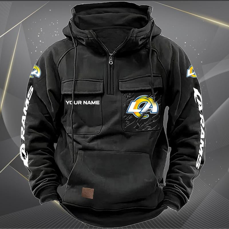 Los Angeles Rams Vintage Men Hoodies DV5 AZVMHD050