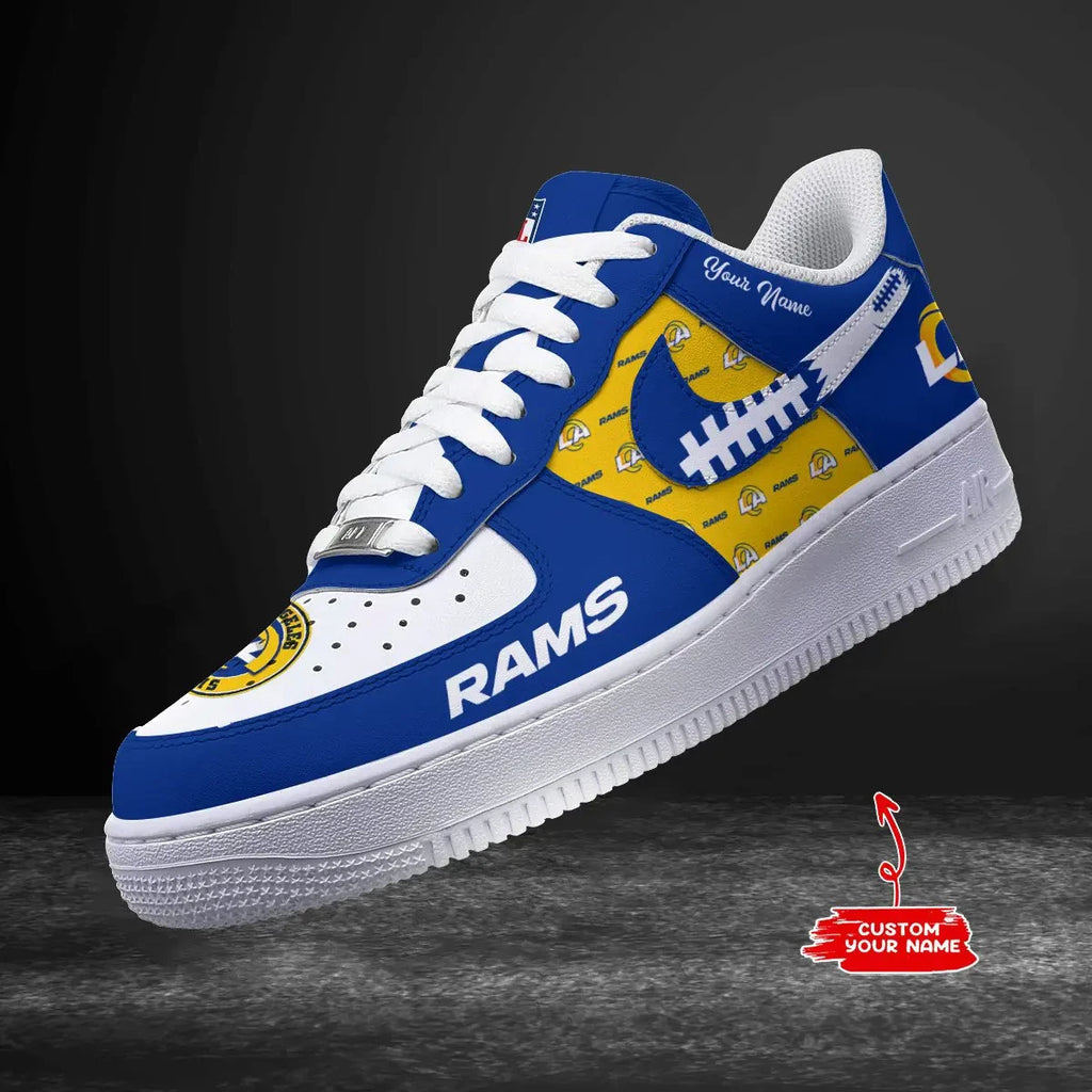 Los Angeles Rams Personalized AF1 Shoes 1408 BGAF1S579