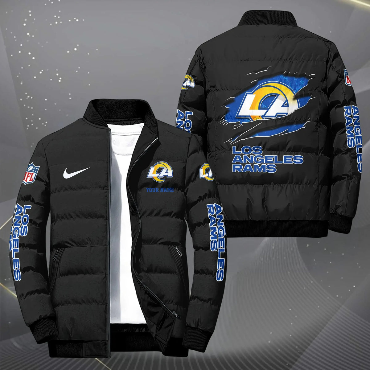 NFL Los Angeles Rams Puffer Jacket PUJA-F3T3A6