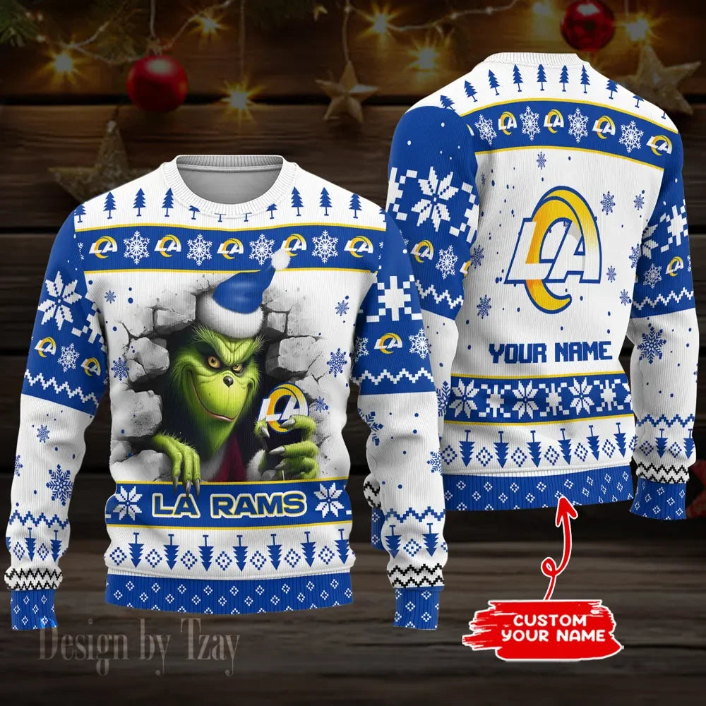 Los Angeles Rams Ugly Christmas Woolen Sweaters BGSWT786