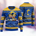 Los Angeles Rams NFL Mickey And Minnie Knitted Sweaters BGSWT1200