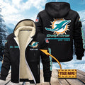 Premium Sherpa-Lined Winter Hoodie – Personalized Edition Miami Dolphins VITZC089