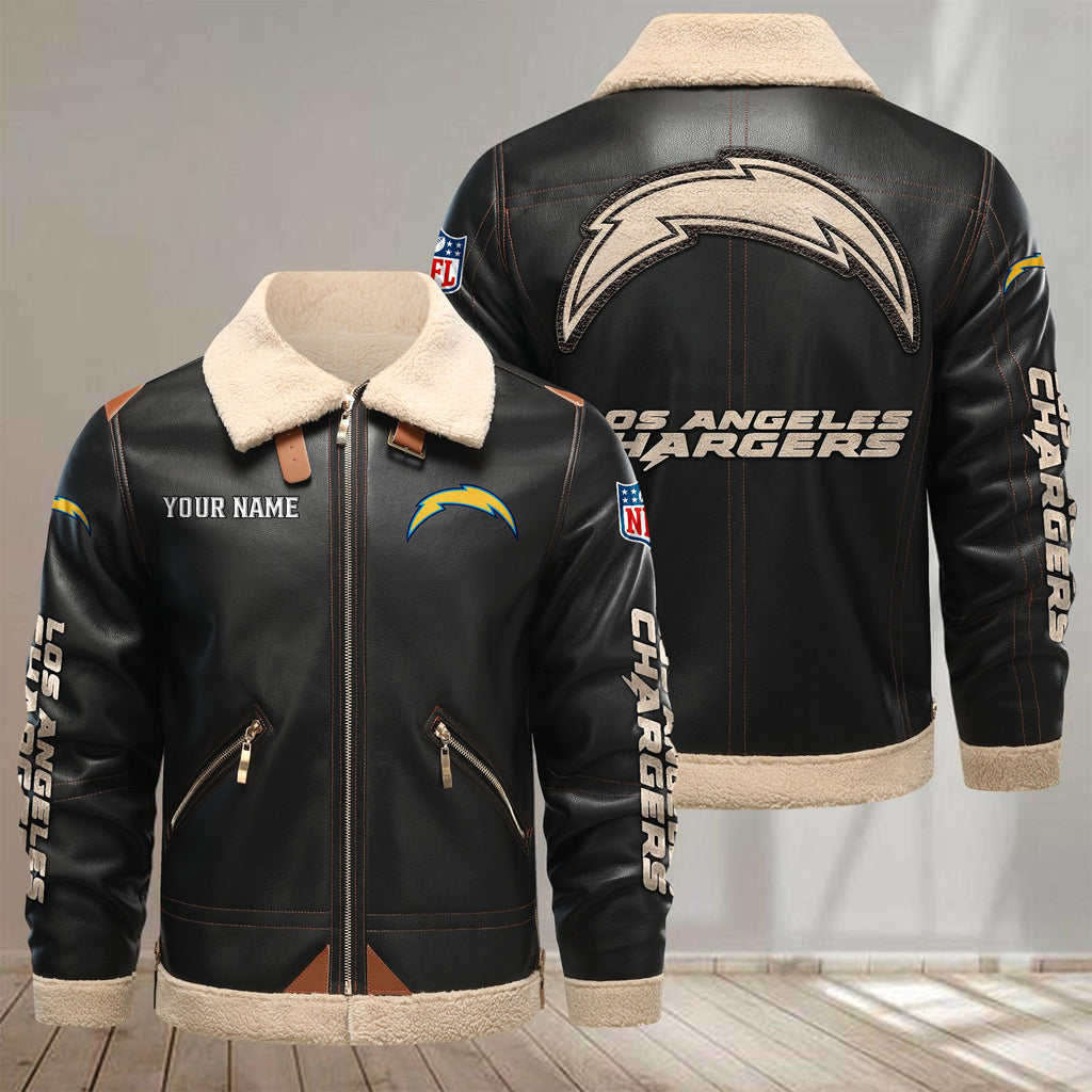 Los Angeles Chargers VITPL088 Leather Jacket – Premium & Ultra-Thick Leather Jacket