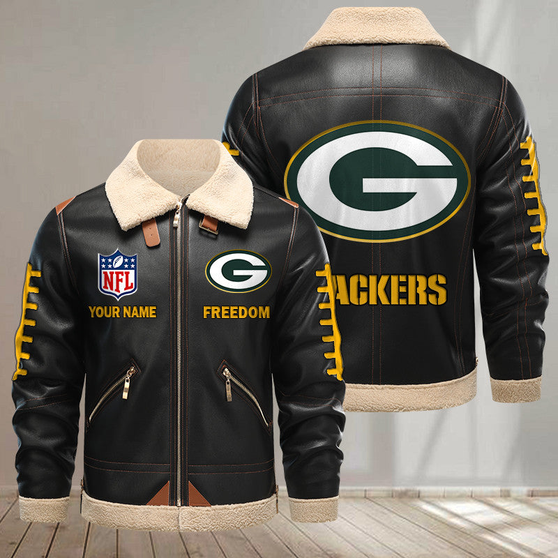 Green Bay Packers DMLK1139 Leather Jacket – Premium & Ultra-Thick Leather Jacket