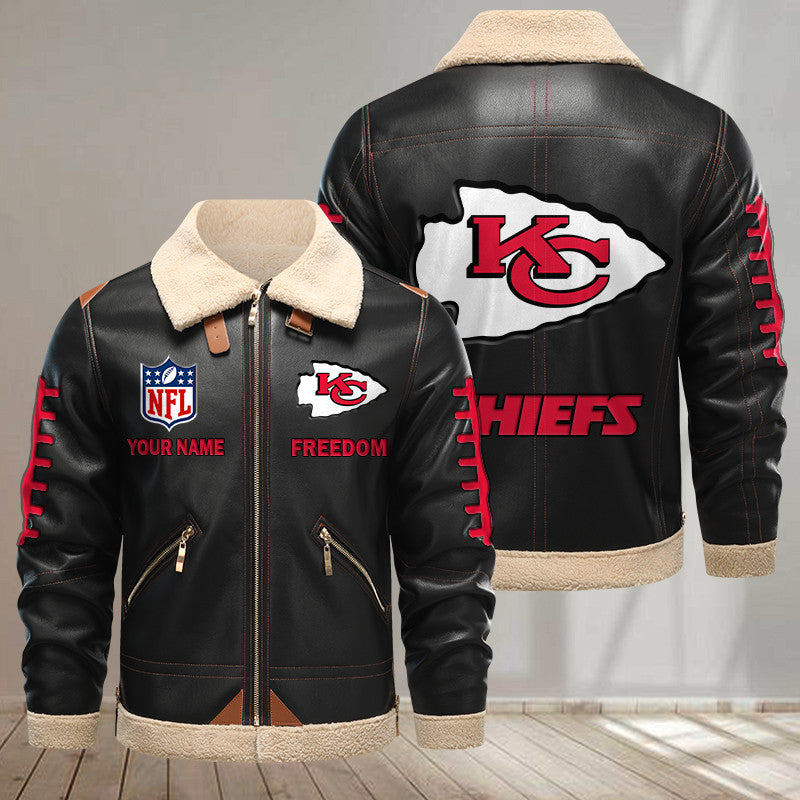 Kansas City Chiefs DMLK1143 Leather Jacket – Premium & Ultra-Thick Leather Jacket