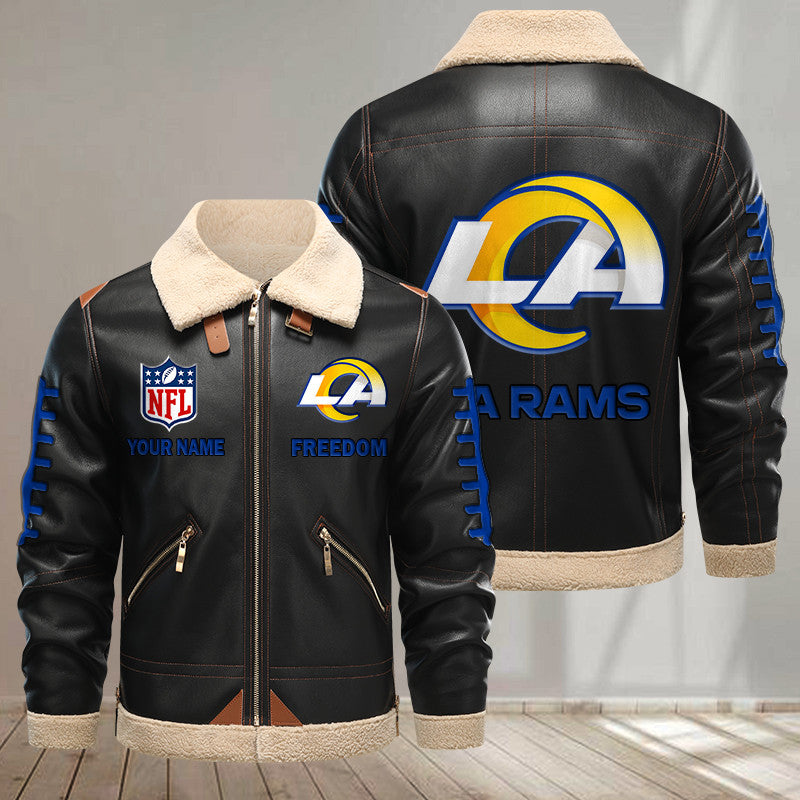 Los Angeles Rams DMLK1146 Leather Jacket – Premium & Ultra-Thick Leather Jacket