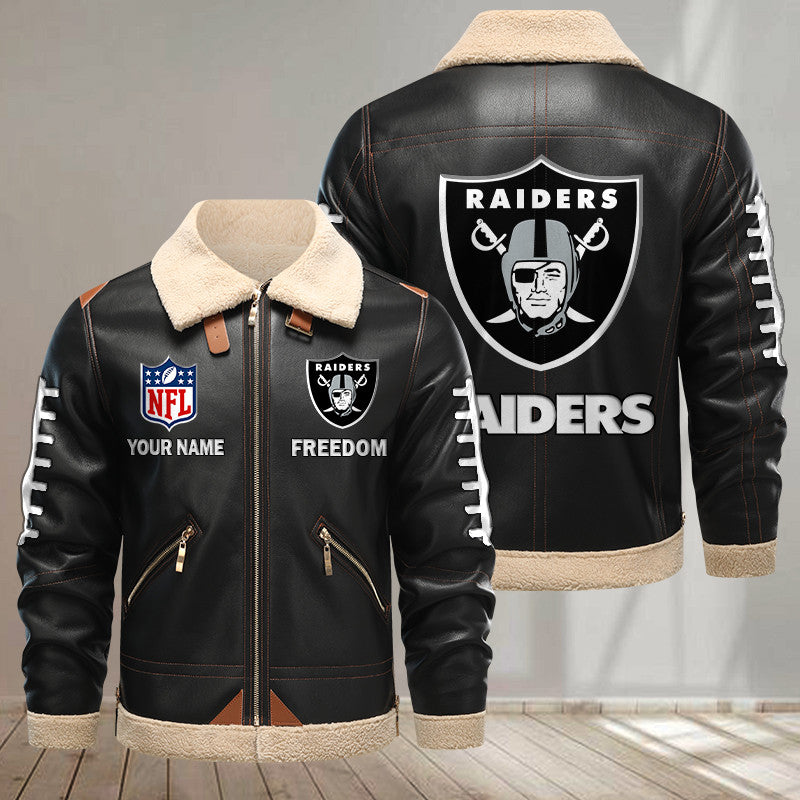 Las Vegas Raiders DMLK1144 Leather Jacket – Premium & Ultra-Thick Leather Jacket