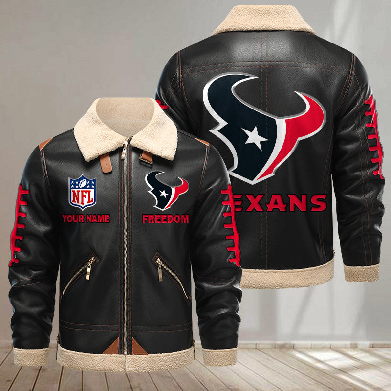 Houston Texans DMLK1140 Leather Jacket – Premium & Ultra-Thick Leather Jacket